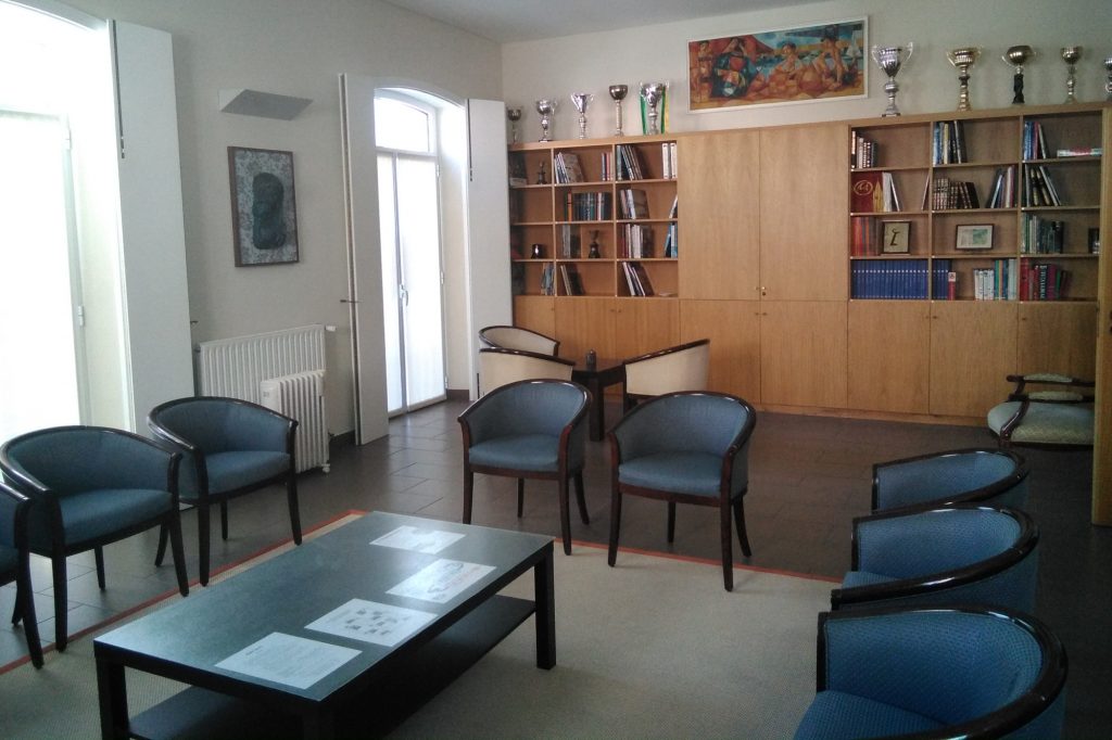 Sala de estar da residência de estudantes Vega, Porto